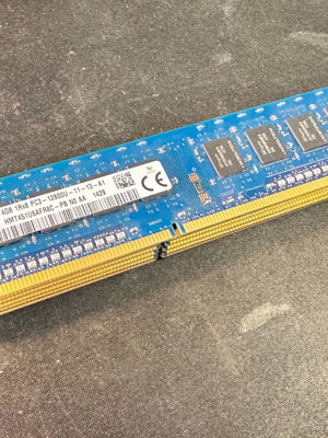 SK Hynix 1Rx8 PC3 12800U 4GB used, pack of 7 pieces