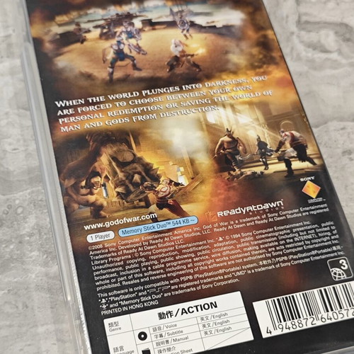 God of War: Chains of Olympus PSP game Asia English version CIB