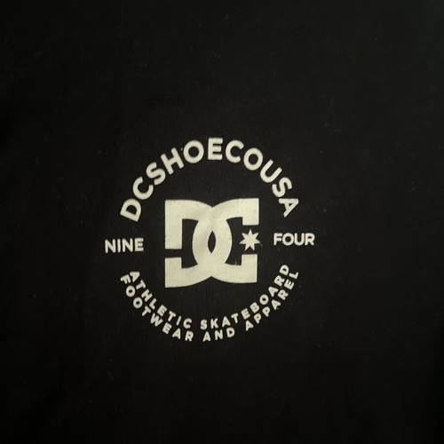 DC T-shirt like new, black, sizes M and L