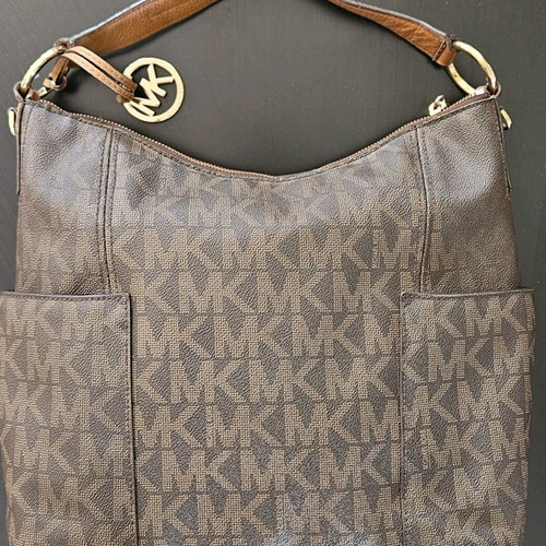Michael Kors Anita Convertible Shoulder Bag like new, brown