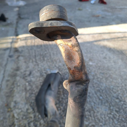 Honda GTR 150 exhaust used, front damaged