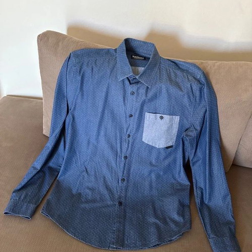 Barbour shirt medium blue like new