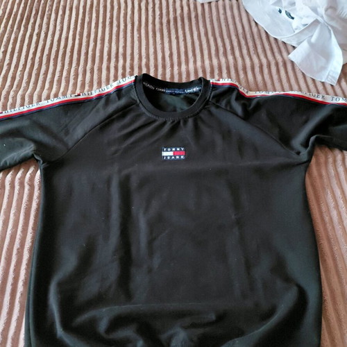 Tommy Jeans women's sweatshirt black, cotton, like new