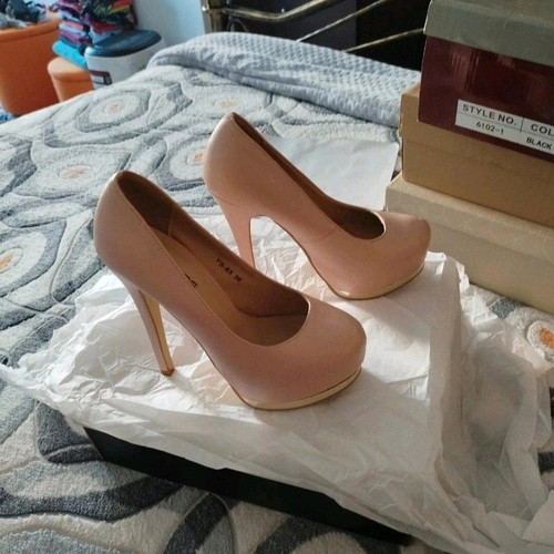 Jflowers pink Barbie high heels used, size 36