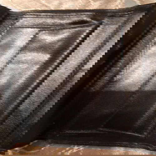 Prada Πορτοφόλι Καινούργιο Μαύρο Δέρμα Unisex