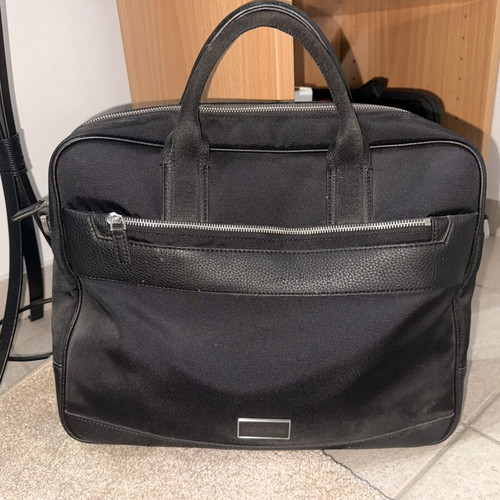 Calvin Klein laptop bag used, black with logo