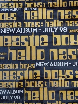 Αφίσα Beastie Boys Hello Nasty Promo μεταχειρισμένη