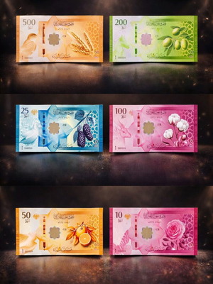 Σετ 6 χαρτονομισμάτων Συρίας 2026 καινούργιο