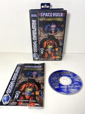 Space Hulk Sega Saturn μεταχειρισμένο, PAL, με βιβλιαράκι και κουτί