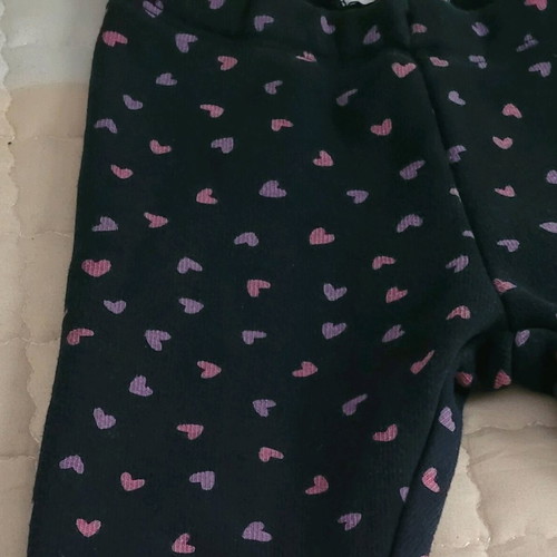 Girls' set with blouse and leggings, like new, flash lining