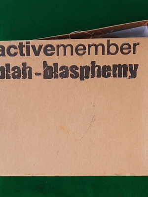 Active Member Blah-Blasphemy Sabotaz Collector's Edition box set used