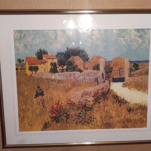 Vincent van Gogh Farmhouse in Provence framed print, 88x71 cm