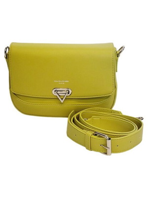 David Jones Paris crossbody bag new lime color