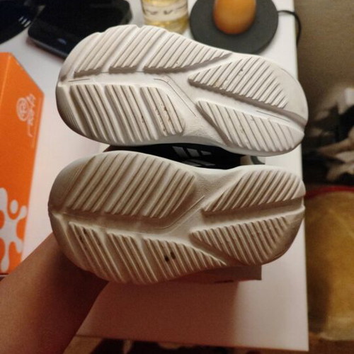 Adidas kids' sports shoes size 22, blue