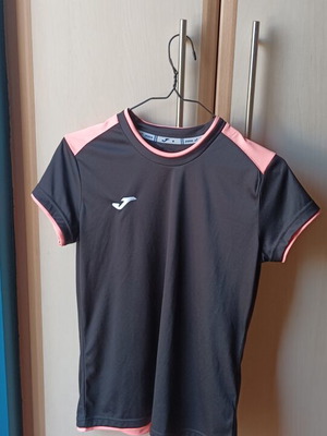 Joma short-sleeve shirt like new, size M, black and orange