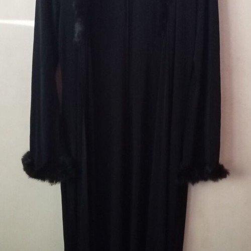 Female Fashion long women's jacket, black