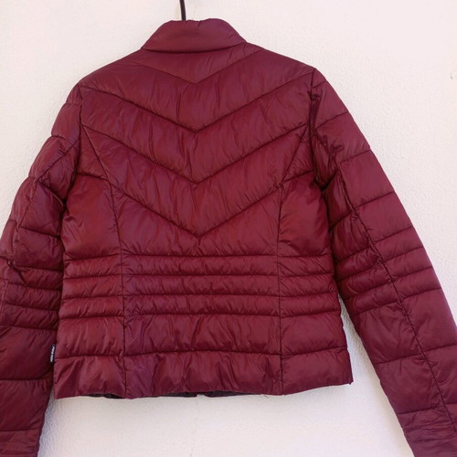 Vero Moda Short Puffer Jacket Burgundy New
