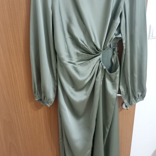 Satin dress with cutouts, new, Shein, size L