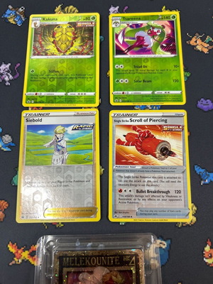 Ποκεμον κάρτες reverse holographic Chillin νέες, μαζί