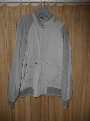 Thin men's jacket like new, gray, size L