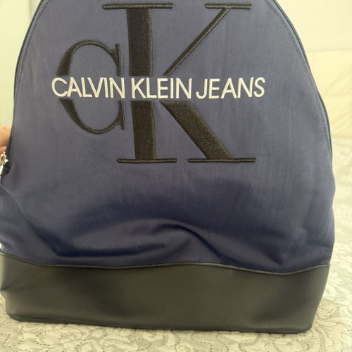 Calvin Klein Jeans Backpack Blue and Black New