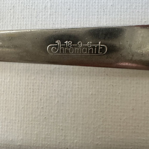 Vintage German Restaurant Holstenbräu Fork Chromanit