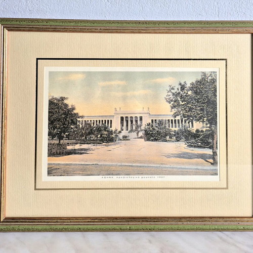 Collectible frame National Archaeological Museum Athens 1907 like new