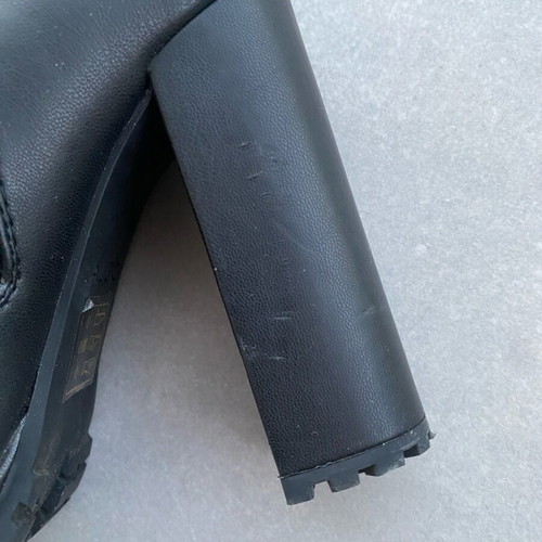 Aldo black high boots with zipper size 37 like new