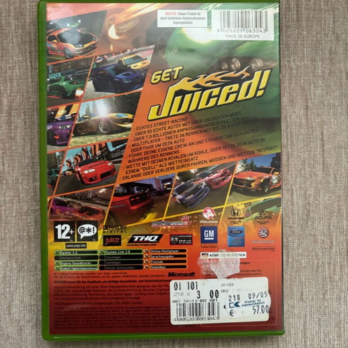 Juiced Xbox Original used German complete