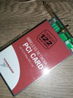 Pci card wireless network Tornado122 series used, internal wireless network card