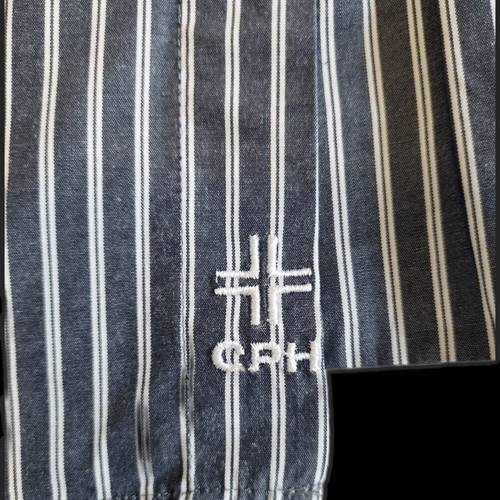 Lindbergh CPH men's striped cotton shirt