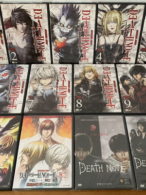 Death Note DVD series like new with Uncut, Relight and Live Action movies