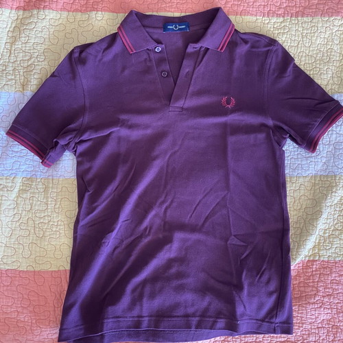 Fred Perry Polo used, burgundy, size S
