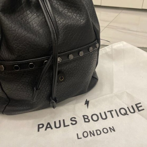 Pauls Boutique backpack like new, gray, eco leather