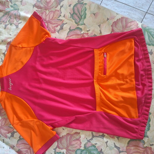 Benger cycling jersey with pockets and zipper, medium large