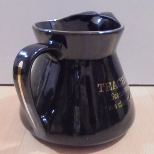Teacher's Scotch Whisky old promotional ceramic jug used