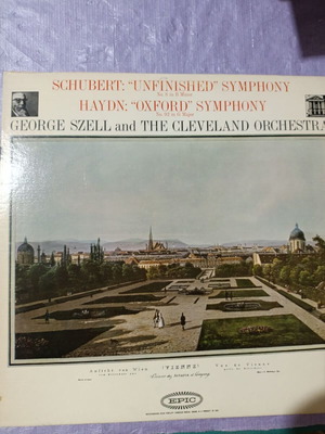 Schubert Ανολοκλήρωτη Συμφωνία και Haydn Συμφωνία της Οξφόρδης δίσκος βινυλίου