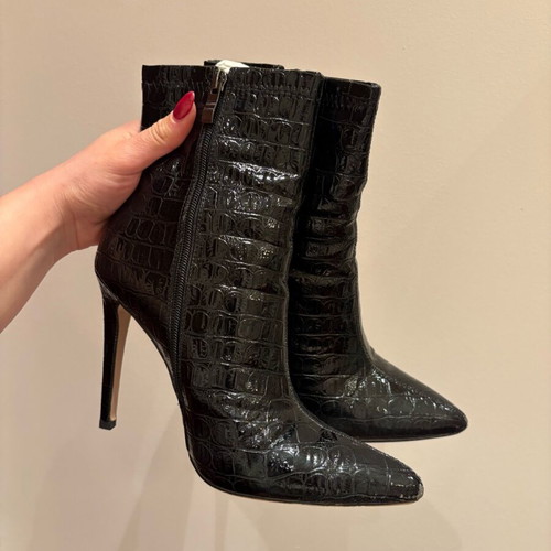 Public Desire ankle boots used, black, size 38, 10cm heel