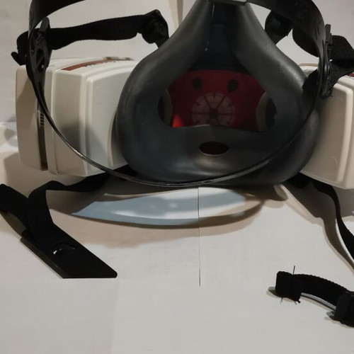 JSP Half Face Mask with Replaceable Force 8 Filters like new