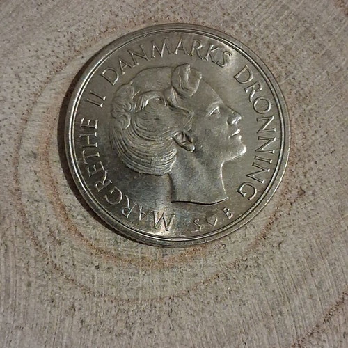 1 Krone 1975 Denmark coin like new