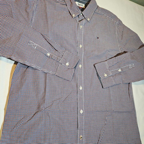 Hilfiger Denim men's checkered shirt size L like new