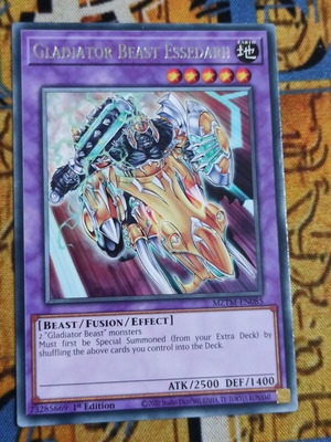 Gladiator Beast Tamer Itor fusion monster card like new