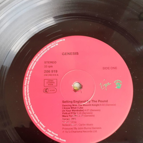 Genesis Selling England By The Pound LP vinyl used, rock