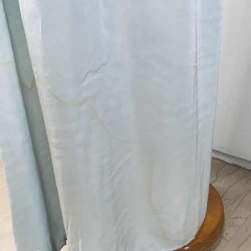 Ioanna Kourbela dress new, size M, aqua satin and cotton mesh