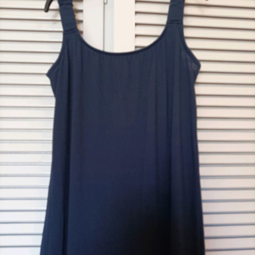 Blue maxi dress used, size L