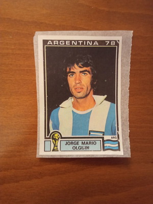 Panini Argentina '78 αυτοκόλλητο Νο46 μεταχειρισμένο, Jorge Mario Olguin