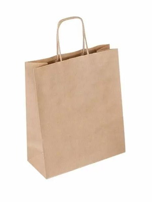 Kraft paper bag 28x20x10cm new