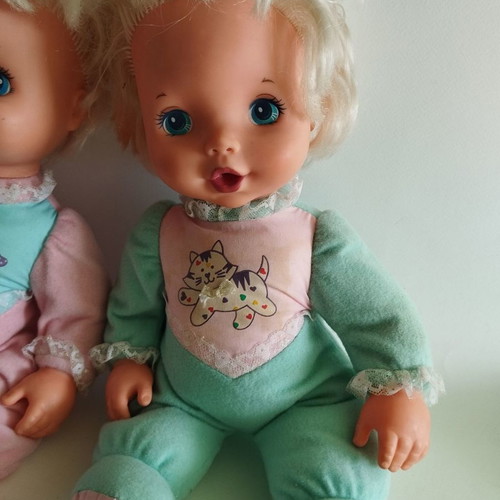 Vintage 1996 Take Care Of Me Twins baby dolls used