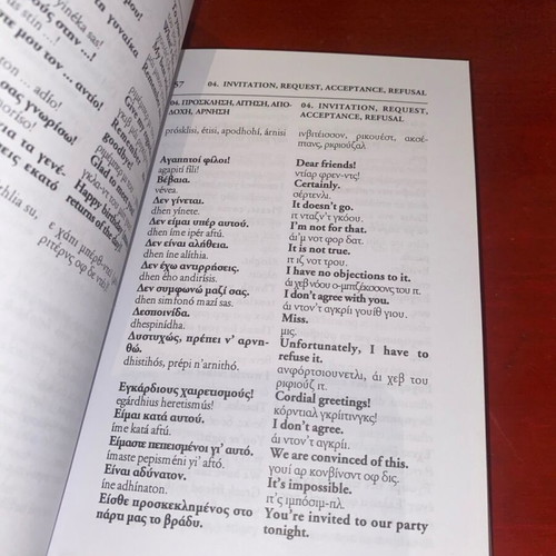 English-Greek & Greek-English Dialogues like new