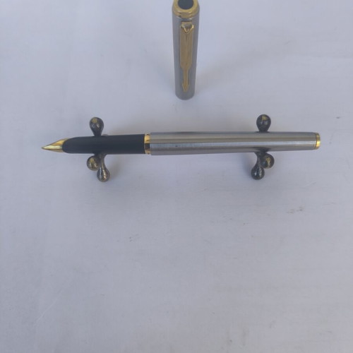 Parker pen used, stainless steel, made in France